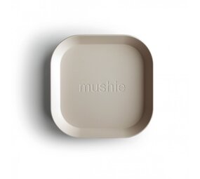 Mushie Borden Vierkant | Ivory (2 stuks) Mushie Borden Vierkant | Ivory (2 stuks)