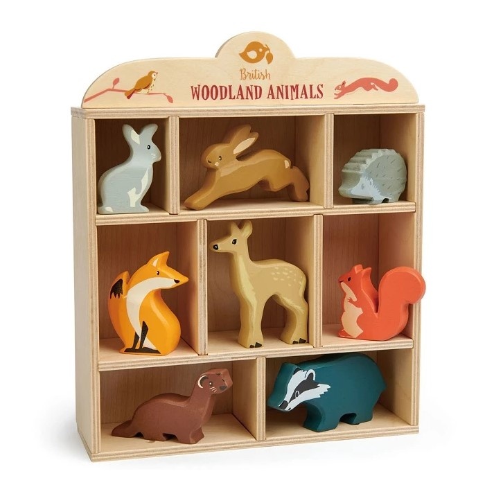 Set Houten Bosdieren Set Houten Bosdieren