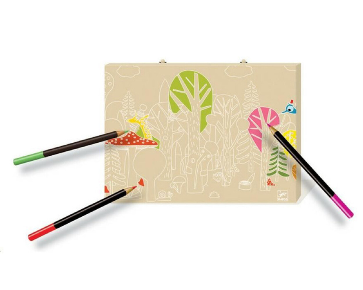 Djeco Grote Teken- en Schilderkoffer | 88-delig Djeco Grote Teken- en Schilderkoffer | 88-delig