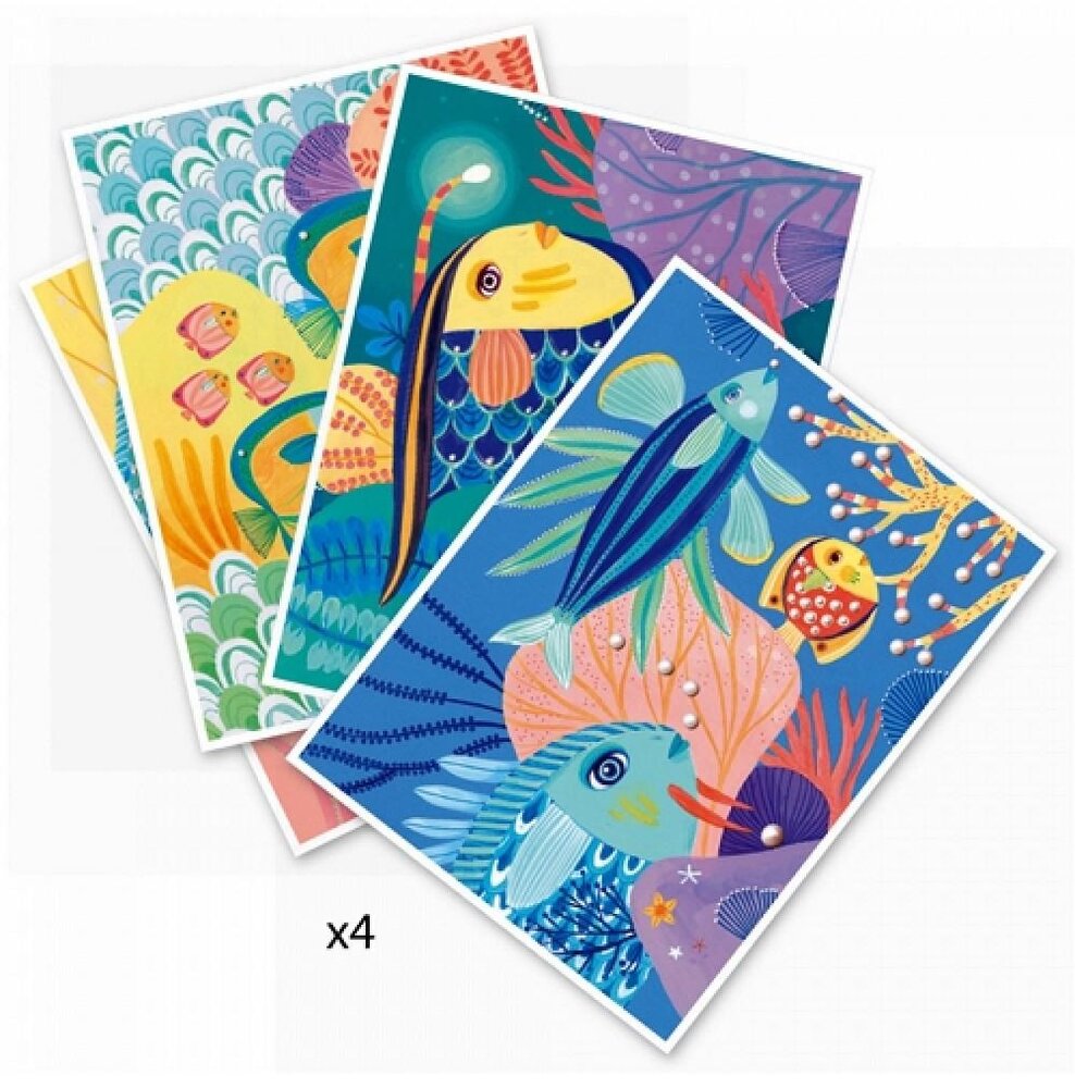 Djeco Verfstiften Kleuren op Nummer | Under the Sea Djeco Verfstiften Kleuren op Nummer | Under the Sea