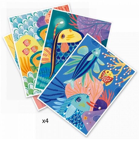 Djeco Verfstiften Kleuren op Nummer | Under the Sea Djeco Verfstiften Kleuren op Nummer | Under the Sea