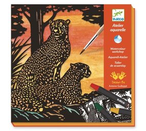Djeco Aquarel Workshop | Jungledieren Djeco Aquarel Workshop | Jungledieren