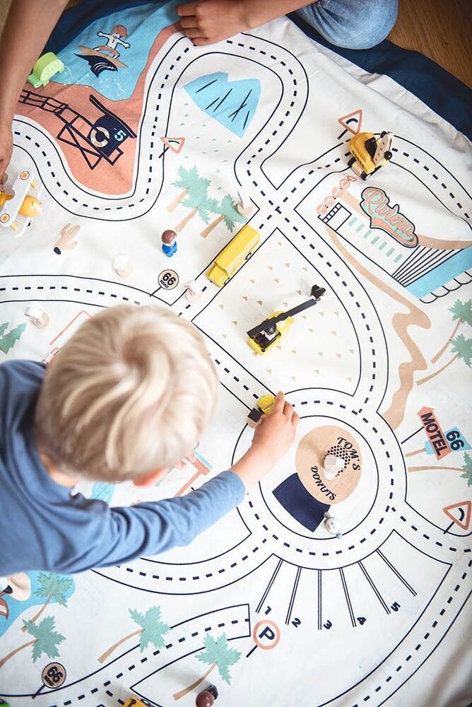 Play & Go Opbergzak | L.A. Roadmap