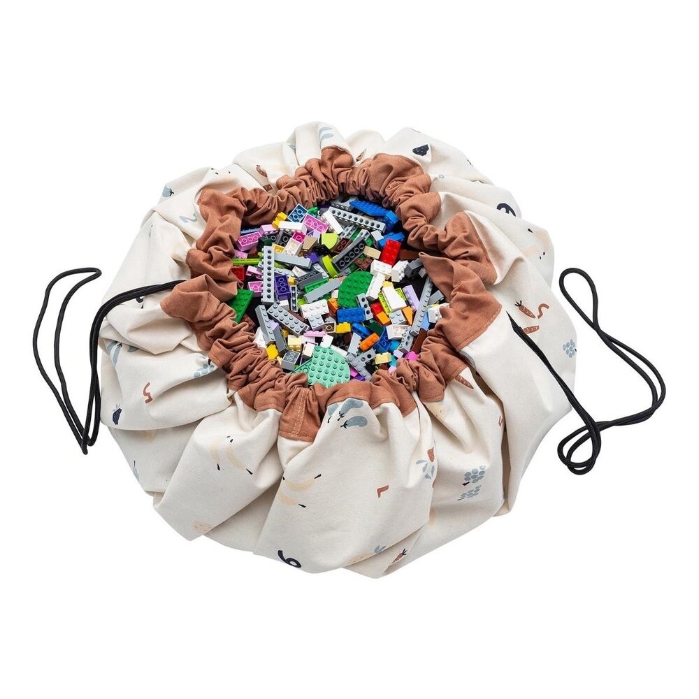 Play & Go Opbergzak | Veggie numbers Play & Go Opbergzak | Veggie numbers