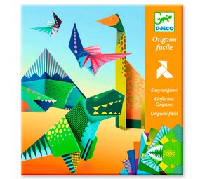 Djeco Eenvoudig Origami Knutselpakket | Dinosaurussen Djeco Eenvoudig Origami Knutselpakket | Dinosaurussen