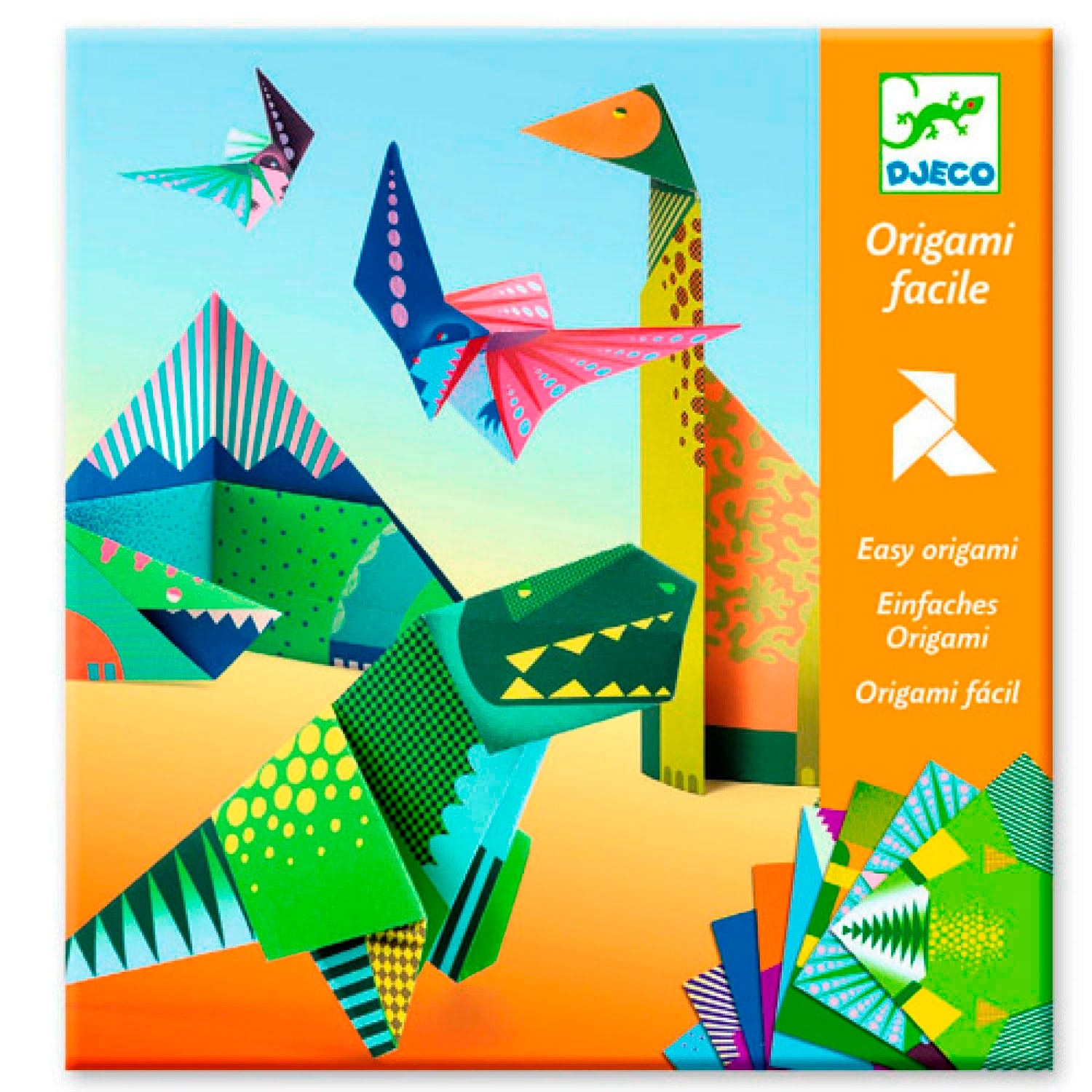 Eenvoudig Origami Knutselpakket | Dinosaurussen