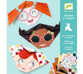 Djeco Eenvoudig Origami Knutselpakket | Grappige Gezichten Djeco Eenvoudig Origami Knutselpakket | Grappige Gezichten