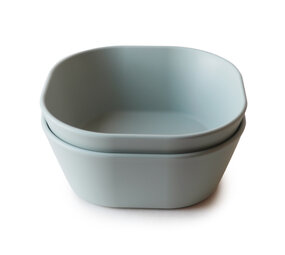 Mushie Kom Vierkant | Sage (2 stuks) Mushie Kom Vierkant | Sage (2 stuks)