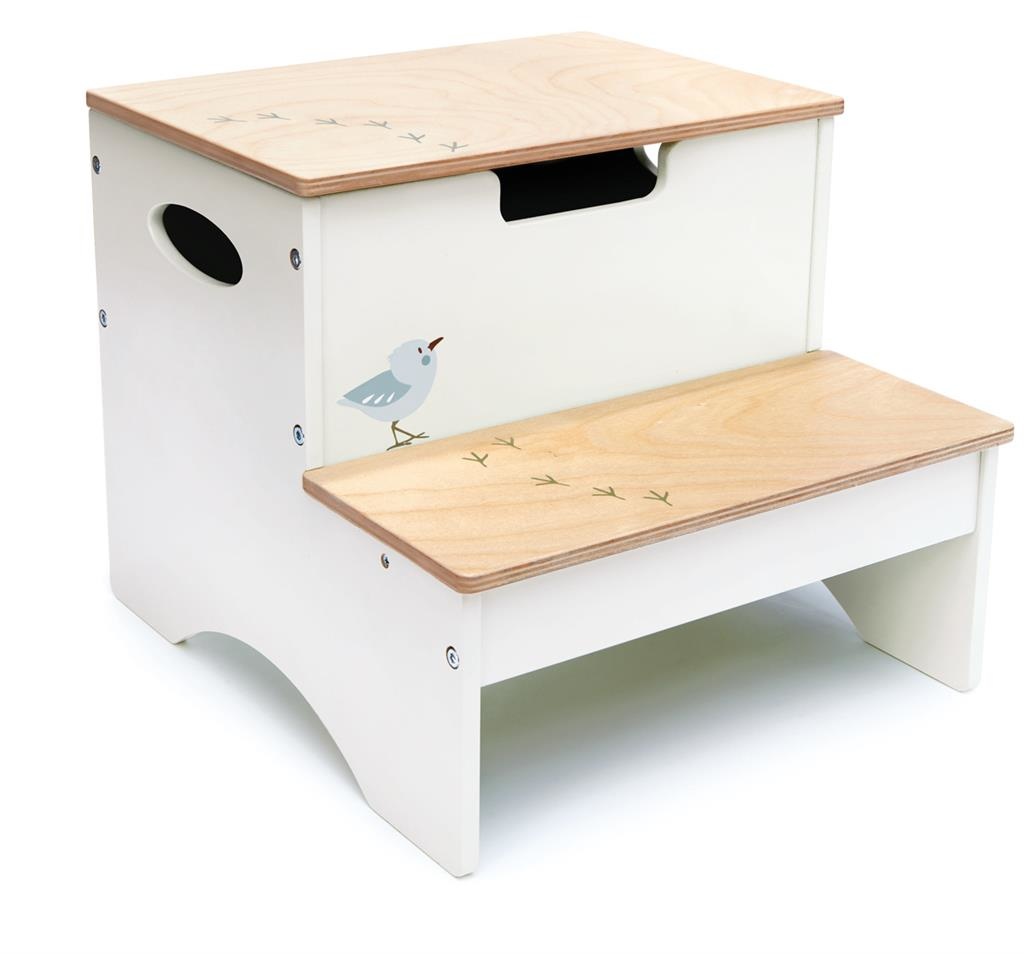 Houten Kruk met Opbergvak Woud Houten Kruk met Opbergvak Woud