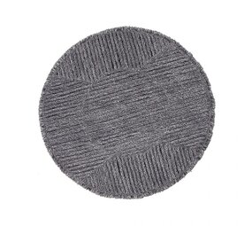 Lorena Canals Black Tea | Wollen Vloerkleed 160 × 160 cm Lorena Canals Black Tea | Wollen Vloerkleed 160 × 160 cm