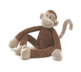 Jellycat Knuffel Aap Slackajack Monkey Small Jellycat Knuffel Aap Slackajack Monkey Small