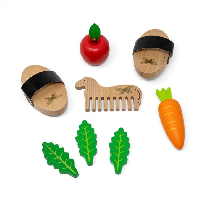 Verzorgings-set voor stokpaardjes Verzorgings-set voor stokpaardjes