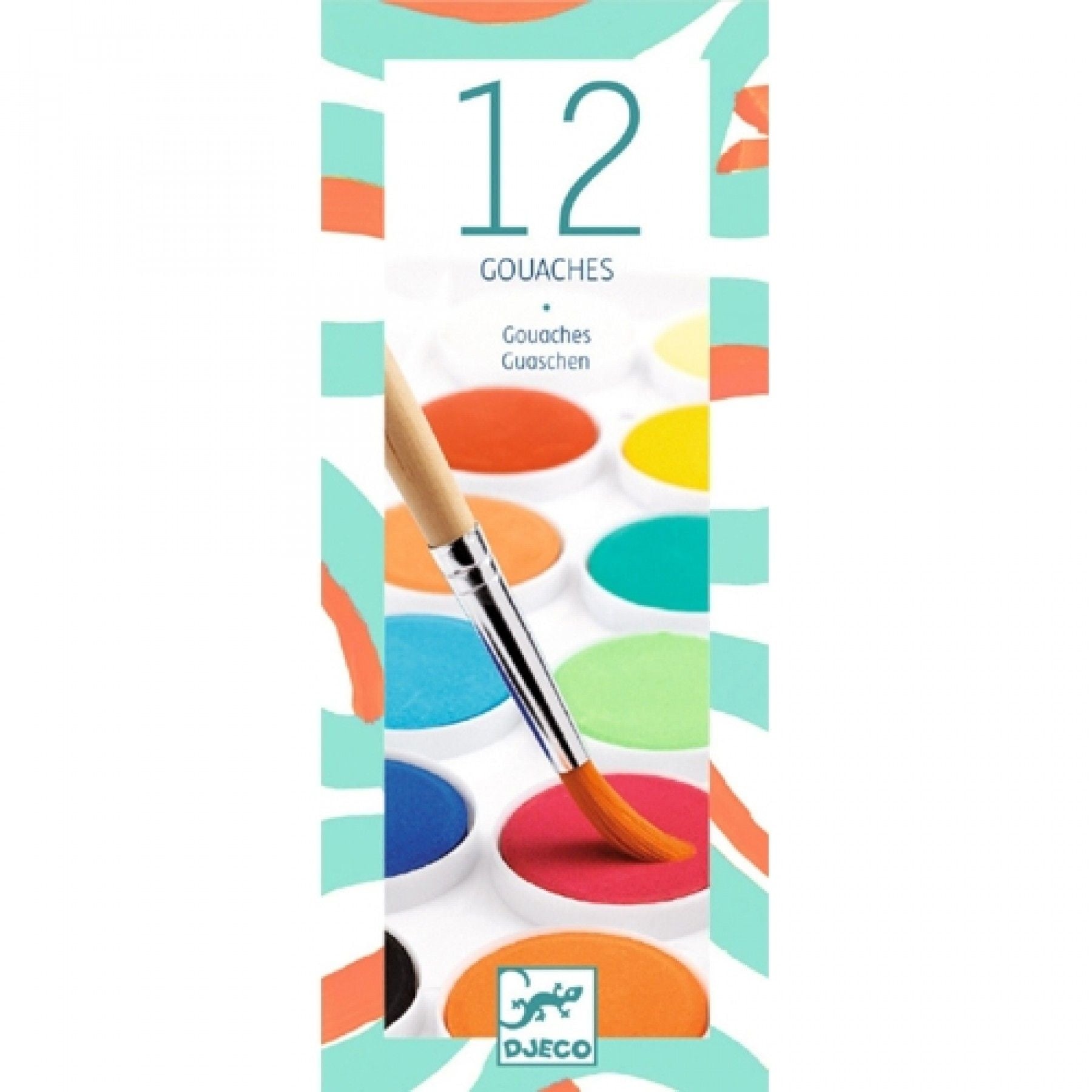 Waterverf in 12 kleuren afbeelding