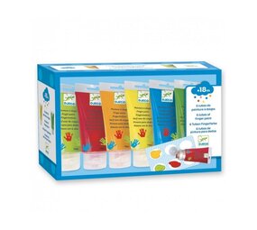 Djeco Vingerverf | 6 tubes Djeco Vingerverf | 6 tubes