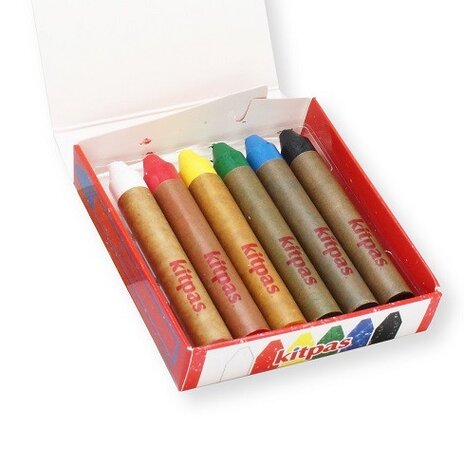 Kitpas Uitwisbaar (raam)krijt | Medium - 6 stuks Kitpas Uitwisbaar (raam)krijt | Medium - 6 stuks