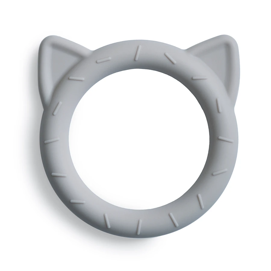 Bijtring - Teether Cat | Stone Bijtring - Teether Cat | Stone