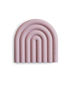 Mushie Bijtring - Teether Rainbow | Mauve Mushie Bijtring - Teether Rainbow | Mauve