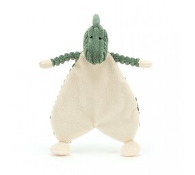 Jellycat Cordy Roy Baby Dino Soother Knuffeldoek Jellycat Cordy Roy Baby Dino Soother Knuffeldoek