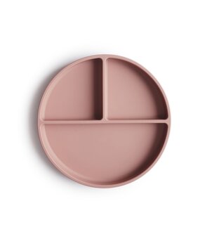 Mushie Siliconen Bord met Zuignap | Blush