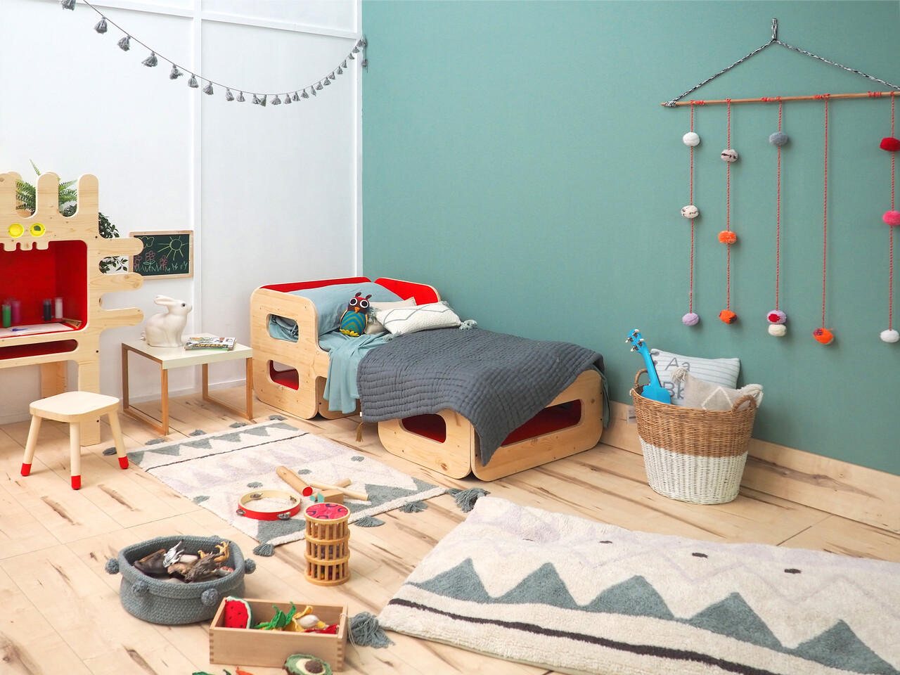 Lorena Canals Mini Azteca Natural | Vloerkleed Lorena Canals Mini Azteca Natural | Vloerkleed