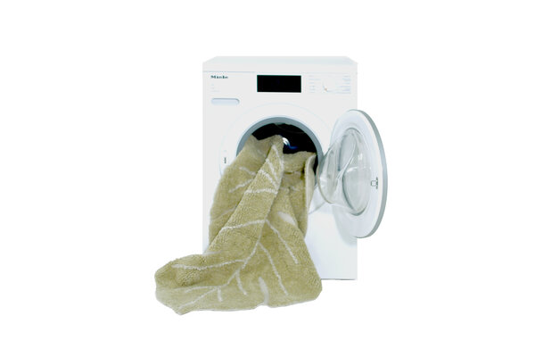 Lorena Canals Mini Monstera Olive | Vloerkleed Lorena Canals Mini Monstera Olive | Vloerkleed