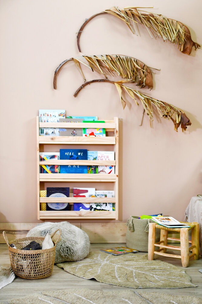 Lorena Canals Mini Monstera Olive | Vloerkleed Lorena Canals Mini Monstera Olive | Vloerkleed