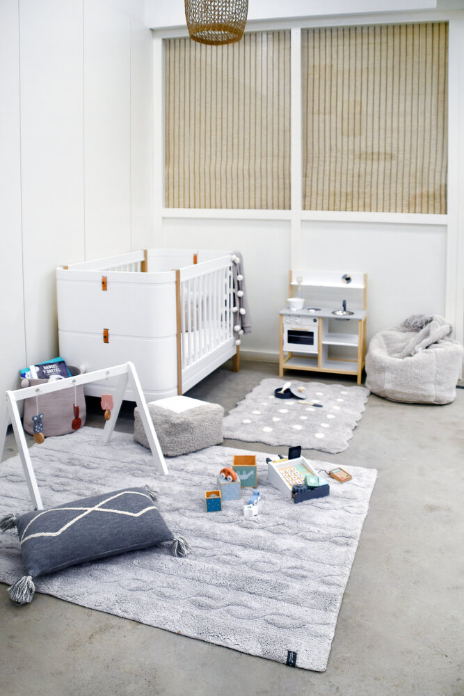 Lorena Canals Mini Biscuit Pearl Grey | Vloerkleed Lorena Canals Mini Biscuit Pearl Grey | Vloerkleed