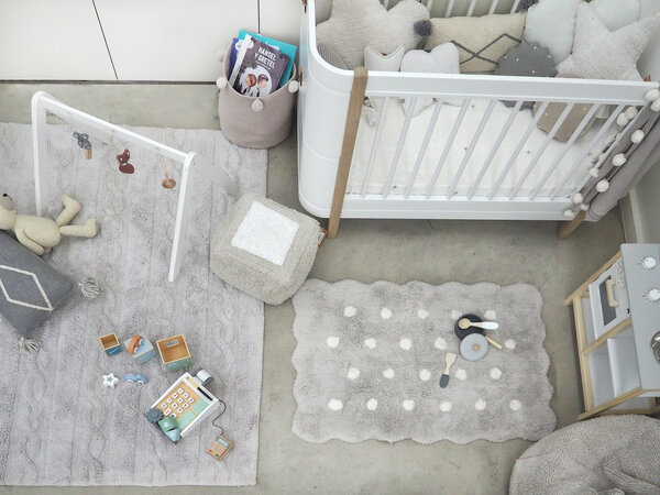 Lorena Canals Mini Biscuit Pearl Grey | Vloerkleed Lorena Canals Mini Biscuit Pearl Grey | Vloerkleed