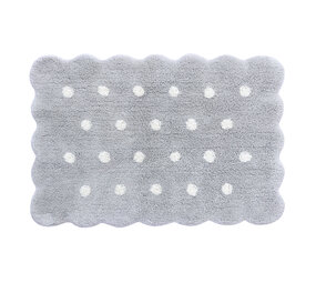 Lorena Canals Mini Biscuit Pearl Grey | Vloerkleed Lorena Canals Mini Biscuit Pearl Grey | Vloerkleed