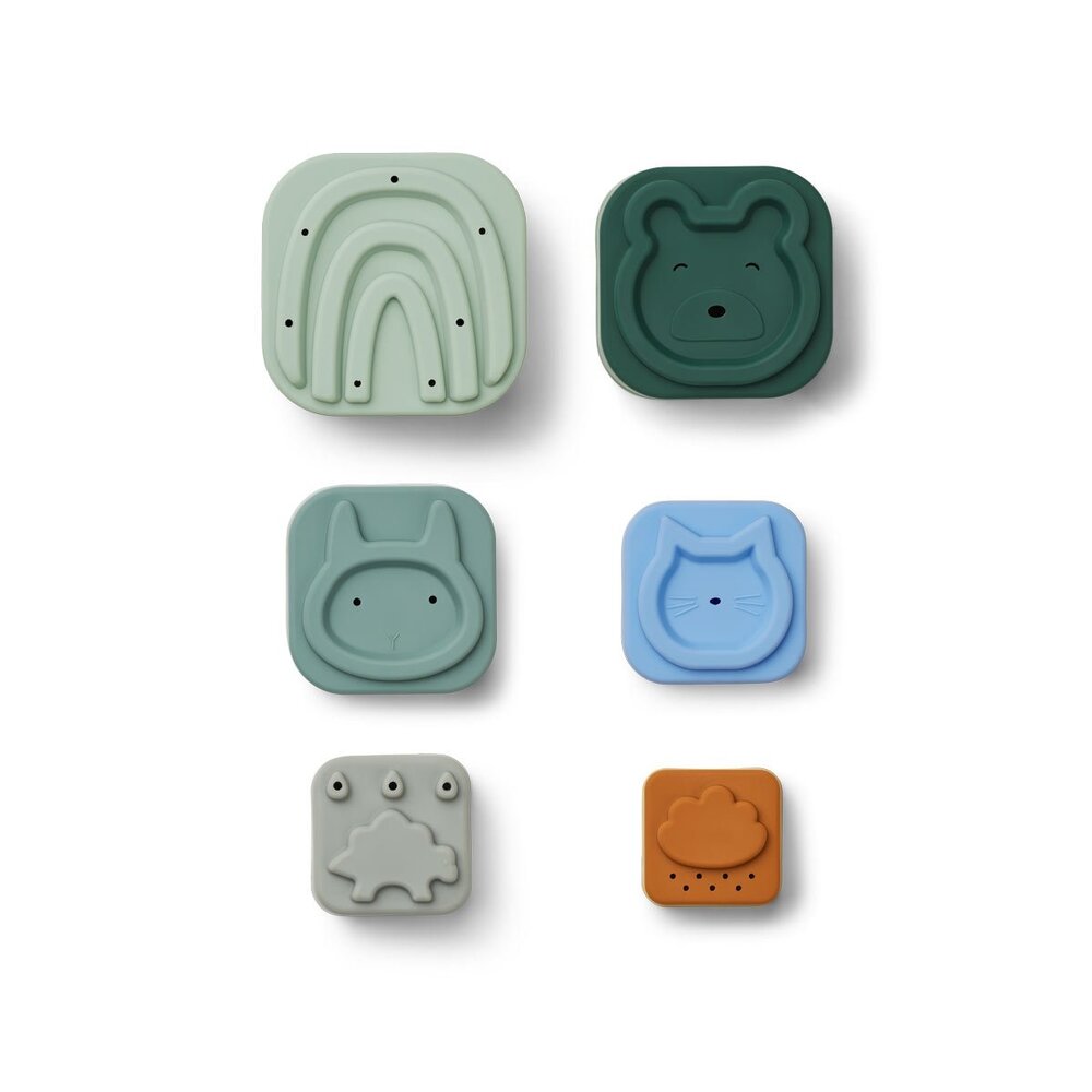 Liewood Zuzu Stapeltoren | Dove Blue Multi Mix Liewood Zuzu Stapeltoren | Dove Blue Multi Mix