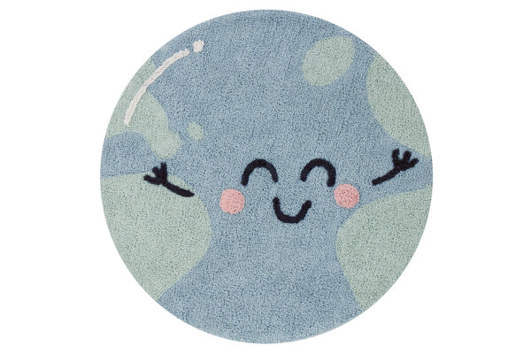 Lorena Canals Big Big World | Vloerkleed Ø100 cm Lorena Canals Big Big World | Vloerkleed Ø100 cm