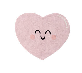 Lorena Canals Happy Heart | Vloerkleed 90 x 105 cm Lorena Canals Happy Heart | Vloerkleed 90 x 105 cm