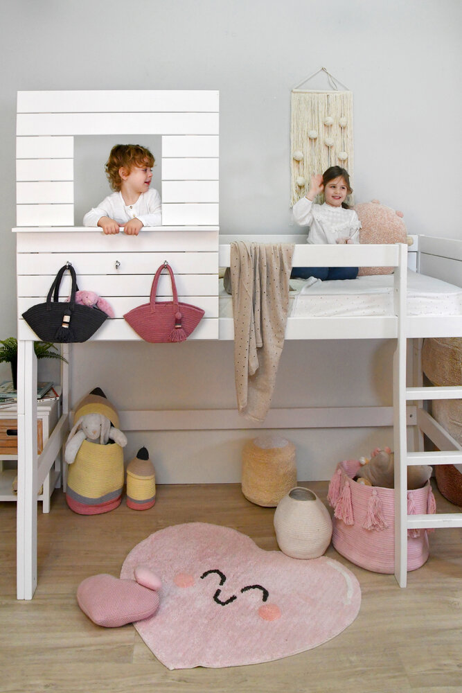 Lorena Canals Happy Heart | Vloerkleed 90 x 105 cm Lorena Canals Happy Heart | Vloerkleed 90 x 105 cm