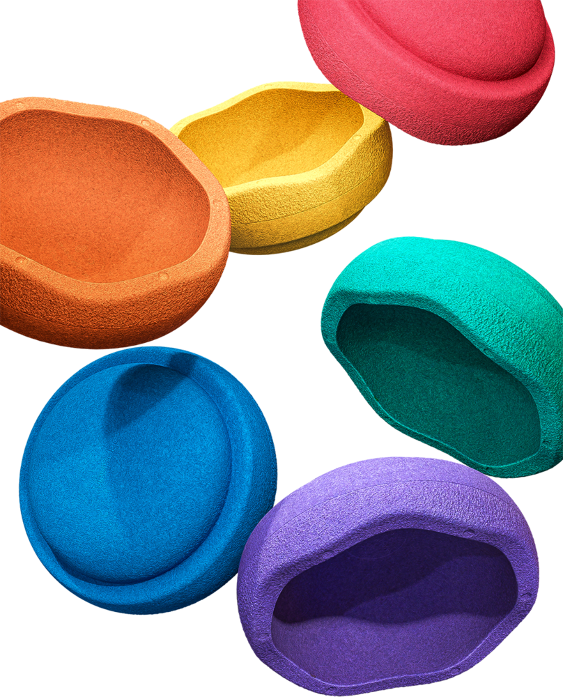 Stapelstein Regenboog Classic 6 stapelstenen Stapelstein Regenboog Classic 6 stapelstenen