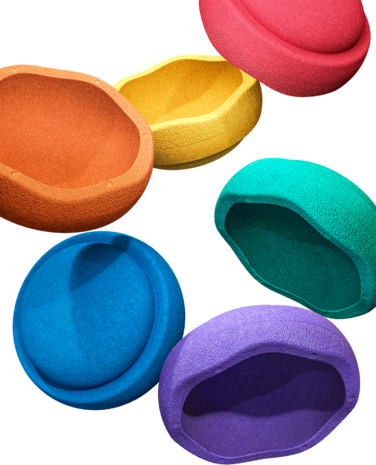 Stapelstein Regenboog Classic 6 stapelstenen Stapelstein Regenboog Classic 6 stapelstenen