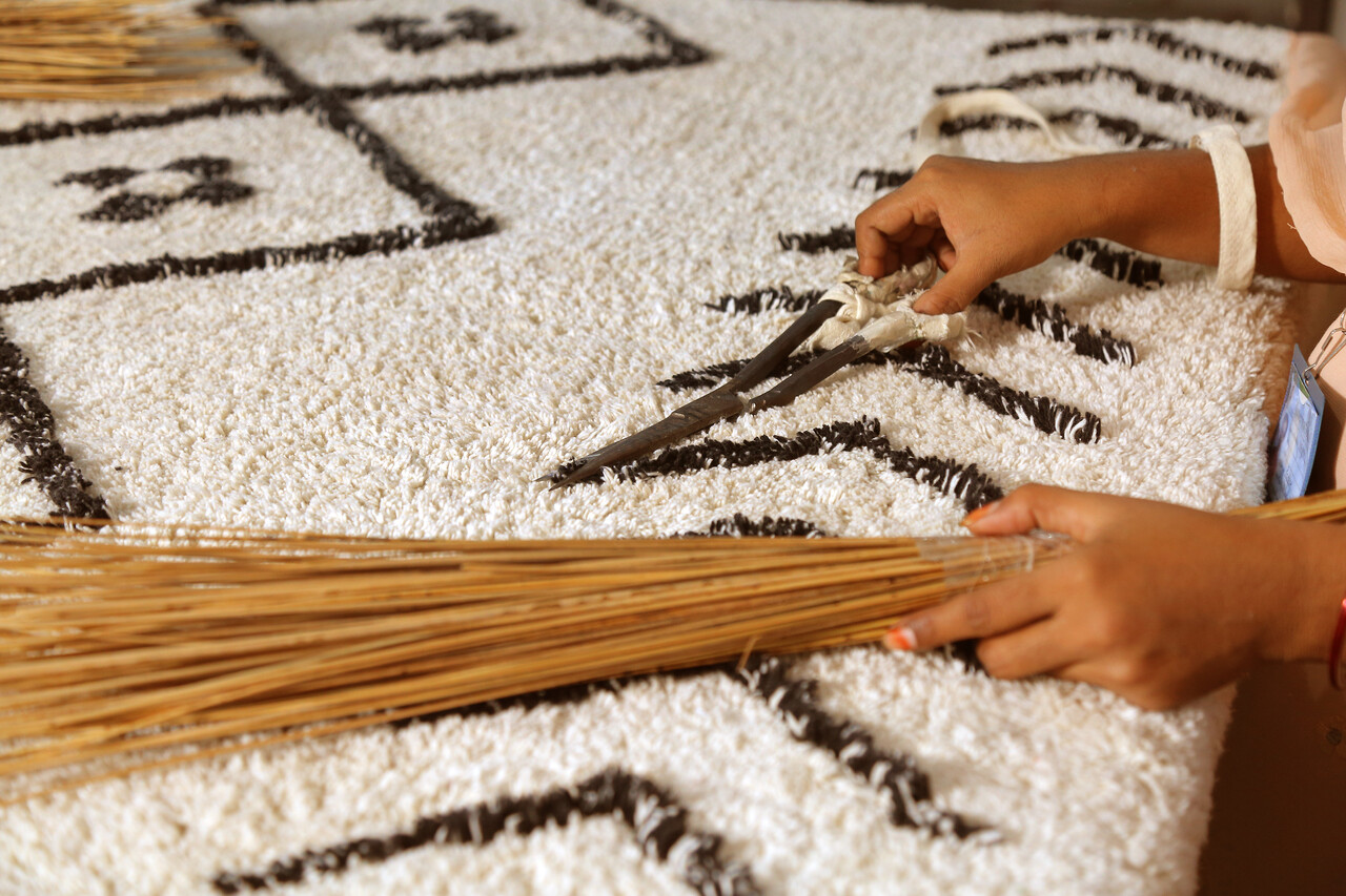 Lorena Canals Bereber Rhombs | Vloerkleed 140 x 210 cm Lorena Canals Bereber Rhombs | Vloerkleed 140 x 210 cm