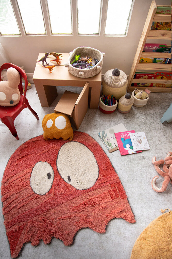 Lorena Canals Ghosty | Wollen Vloerkleed 100 x 100 CM Lorena Canals Ghosty | Wollen Vloerkleed 100 x 100 CM