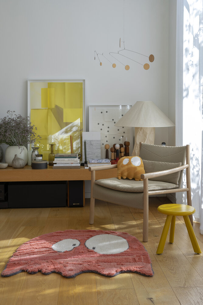 Lorena Canals Ghosty | Gebreid Kussen 30x40 cm Lorena Canals Ghosty | Gebreid Kussen 30x40 cm