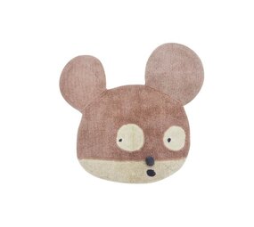 Lorena Canals Miss Mighty Mouse | Wollen Vloerkleed 100 x 120 CM Lorena Canals Miss Mighty Mouse | Wollen Vloerkleed 100 x 120 CM