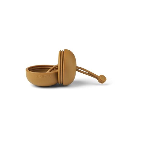 Liewood Philip Speenhouder - Pacifier Box | Golden Caramel Liewood Philip Speenhouder - Pacifier Box | Golden Caramel