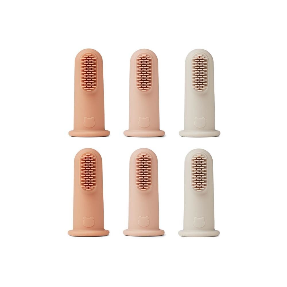 Liewood Simon Vinger Tandenborstel 6-pack | Rose Multi Mix Liewood Simon Vinger Tandenborstel 6-pack | Rose Multi Mix