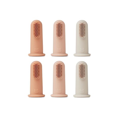 Liewood Simon Vinger Tandenborstel 6-pack | Rose Multi Mix Liewood Simon Vinger Tandenborstel 6-pack | Rose Multi Mix