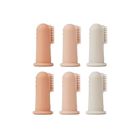 Liewood Simon Vinger Tandenborstel 6-pack | Rose Multi Mix Liewood Simon Vinger Tandenborstel 6-pack | Rose Multi Mix