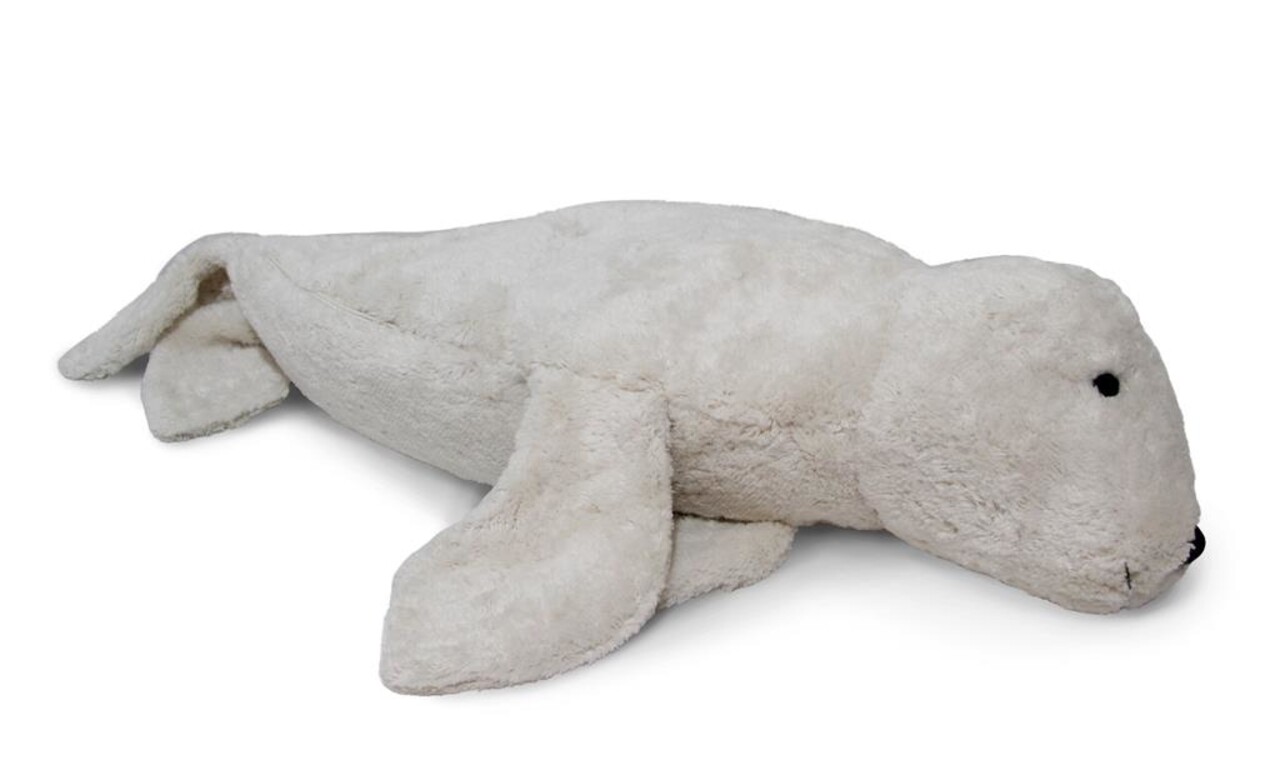 Senger Naturwelt Warmte Knuffel Zeehond Wit Large Senger Naturwelt Warmte Knuffel Zeehond Wit Large