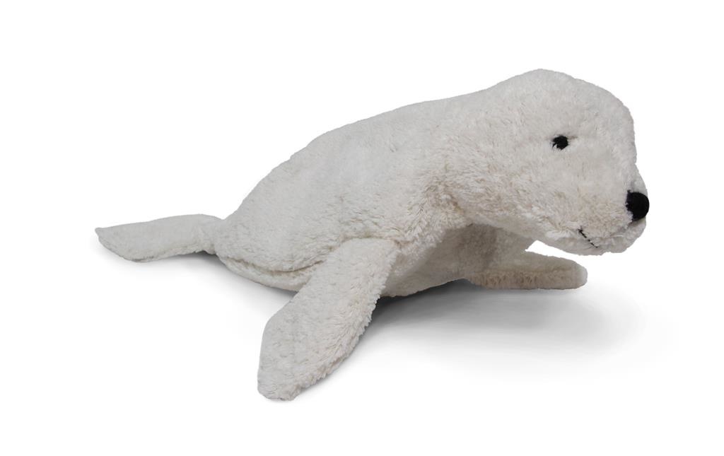 Warmte Knuffel Zeehond | Wit Small Warmte Knuffel Zeehond | Wit Small