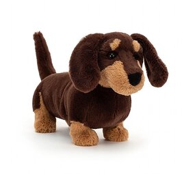 Jellycat Knuffel Teckel Otto Sausage Dog Jellycat Knuffel Teckel Otto Sausage Dog