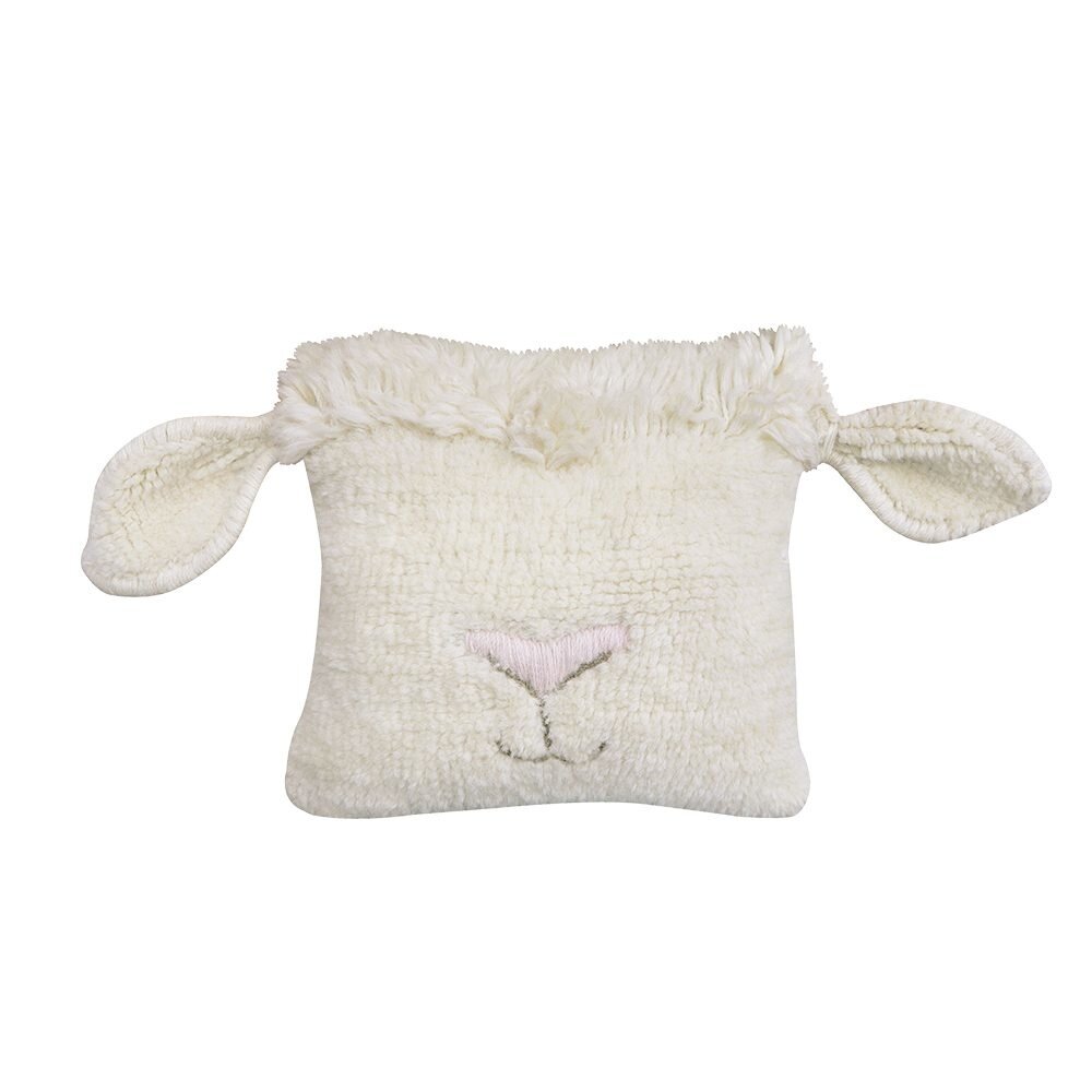 Lorena Canals Woolable Cushion Pink Nose Sheep | Gebreid Kussen 35x35 cm Lorena Canals Woolable Cushion Pink Nose Sheep | Gebreid Kussen 35x35 cm