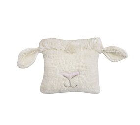 Lorena Canals Woolable Cushion Pink Nose Sheep | Gebreid Kussen 35x35 cm Lorena Canals Woolable Cushion Pink Nose Sheep | Gebreid Kussen 35x35 cm