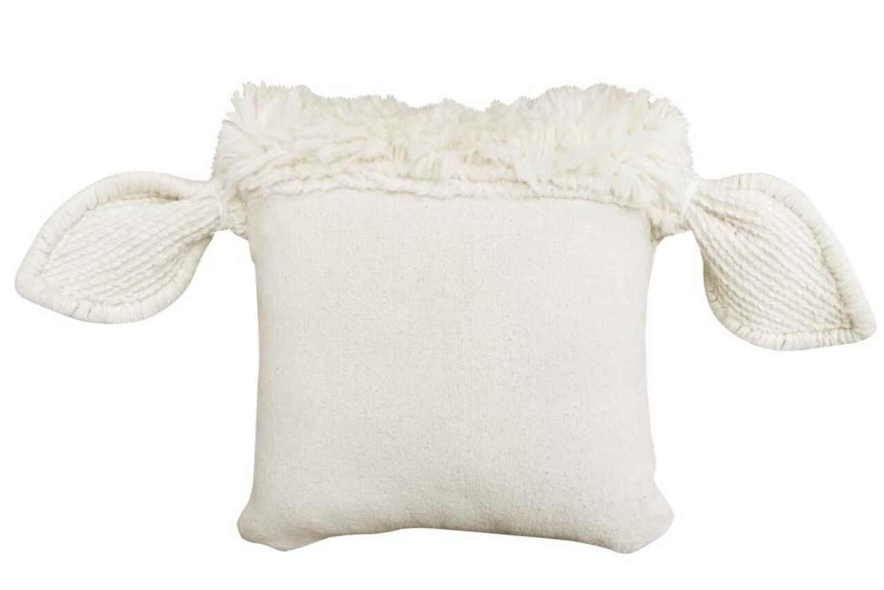 Lorena Canals Woolable Cushion Pink Nose Sheep | Gebreid Kussen 35x35 cm Lorena Canals Woolable Cushion Pink Nose Sheep | Gebreid Kussen 35x35 cm
