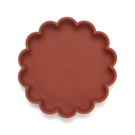Petit Monkey Silicone Suction Plate Lion Baked Clay Petit Monkey Silicone Suction Plate Lion Baked Clay